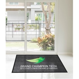 Brand Champion Personalized Logo Rug and Welcome Floor Mat - 3' X 6'